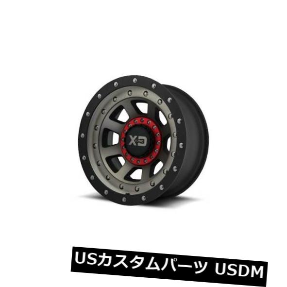 海外輸入ホイール KMCホイール20x12 XDシリーズFMJ 8x165.1 ET-44ブラックホイール（4個セット） 20x12 XD SERIES BY KMC WHEELS FMJ 8x165.1 ET-44 Black Wheels (Set of 4) 【並行輸入品】