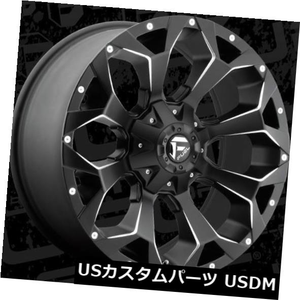 海外輸入ホイール 22x9.5フューエルD546 5x5.5 / 150 ET20マットブラックホイール（4個セット） 22x9.5 FUEL D546 5x5.5/150 ET20 Matte Black Wheels (Set of 4) 【並行輸入品】