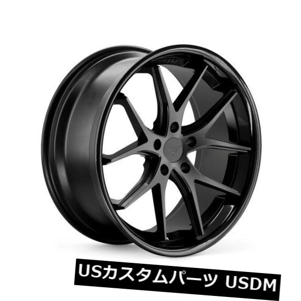 海外輸入ホイール 20x9 Ferrada FR2 5x115 ET15マットブラックホイール（4個セット） 20x9 Ferrada FR2 5x115 ET15 Matte Black Wheels (Set of 4) 【並行輸入品】｜カスタムパーツ WORLD倉庫