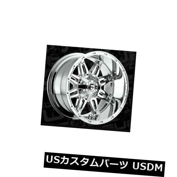 海外輸入ホイール 20x12燃料D530人質6x135 / 6x139.7 ET-45クロームホイール（4個セット） 20x12 Fuel D530 Hostage 6x135/6x139.7 ET-45 Chrome Wheels (Set of 4) 【並行輸入品】