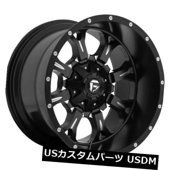 海外輸入ホイール フューエルクランクD517 20x12 5x4.5 / 5x5 ET-44ブラックホイールリム（4個セット） Fuel Krank D517 20x12 5x4.5/5x5 ET-44 Black Wheels Rims (Set of 4) 【並行輸入品】 292,149円