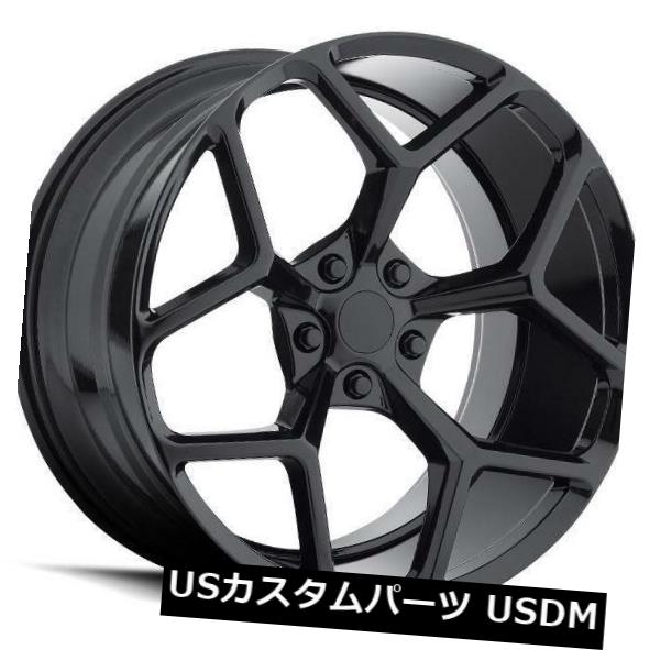 海外輸入ホイール 22x9.5 MRR M228 5x120 +25ブラックホイール（4個セット） 22x9.5 MRR M228 5x120 +25 Black Wheels (Set of 4) 【並行輸入品】