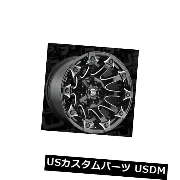 海外輸入ホイール Fuel Battle Axe D578 20x12 6x135 / 6x5.5 ET-44グロスブラックホイール（4個セット） Fuel Battle Axe D578 20x12 6x135/6x5.5 ET-44 Gloss Black Wheels (Set of 4) 【並行輸入品】