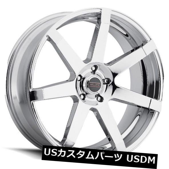 海外輸入ホイール 24X9.5 Milanni 9042 Sultan 6x135 ET25クロームホイール（4個セット） 24X9.5 Milanni 9042 Sultan 6x135 ET25 Chrome Wheels (Set of 4) 【並行輸入品】｜カスタムパーツ WORLD倉庫
