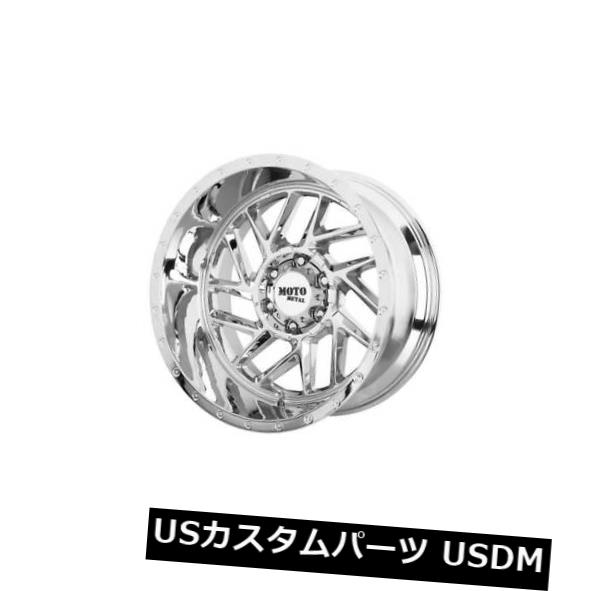 海外輸入ホイール 20x12 MOTO METAL BREAKOUT 8x165.1 ET-44クロームホイール（4個セット） 20x12 MOTO METAL BREAKOUT 8x165.1 ET-44 Chrome Wheels (Set of 4) 【並行輸入品】｜カスタムパーツ WORLD倉庫 303,633円