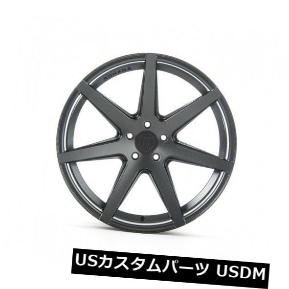 海外輸入ホイール 20x9 / 20x11 Rohana RC7 5x120 +20/28マットグラファイトホイール（4個セット） 20x9/20x11 Rohana RC7 5x120 +20/28 Matte Graphite Wheels (Set of 4) 【並行輸入品】 316,553円