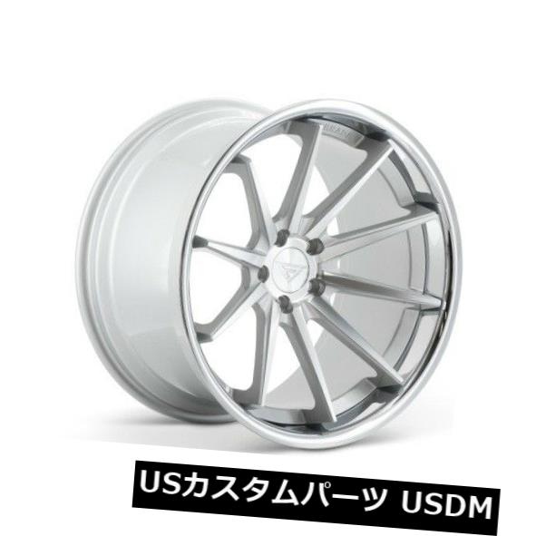 海外輸入ホイール 20x9 Ferrada FR4 5x114.3 +25 Machine Silver / Chrome Lip Wheels(4個セット) 20x9 Ferrada FR4 5x114.3 +25 Machine Silver/Chrome Lip Wheels (Set of 4) 【並行輸入品】|カスタムパーツ WORLD倉庫