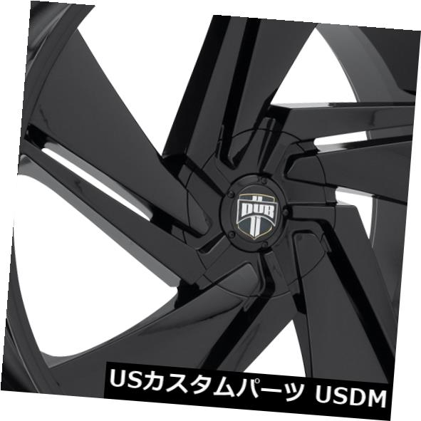 海外輸入ホイール 24x10ダブS247フェード6x135 / 6x139.7 ET30ブラックリム（4個セット） 24x10 Dub S247 Fade 6x135/6x139.7 ET30 Black Rims (Set of 4) 【並行輸入品】