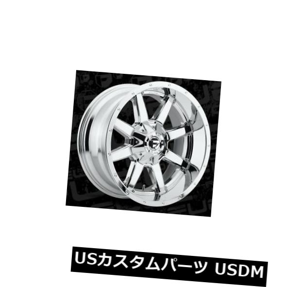 海外輸入ホイール Fuel Maverick D536 20x10 6x135 / 6x5.5 ET-24クロムリム（4個セット） Fuel Maverick D536 20x10 6x135/6x5.5 ET-24 Chrome Rims (Set of 4) 【並行輸入品】