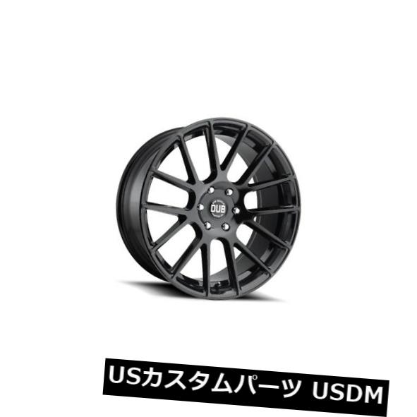 海外輸入ホイール 24x9.5 DUB S205 5x5.5 ET25ブラックリム（4個セット） 24x9.5 DUB S205 5x5.5 ET25 Black Rims (Set of 4) 【並行輸入品】 292,149円