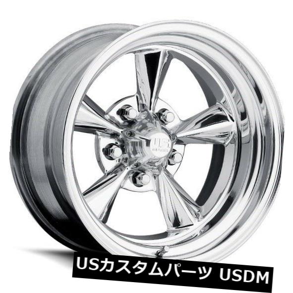 海外輸入ホイール 17x7 US MAG U201 5x4.75 ET00ポリッシュドホイール（4個セット） 17x7 US MAG U201 5x4.75 ET00 Polished Wheels (Set of 4) 【並行輸入品】