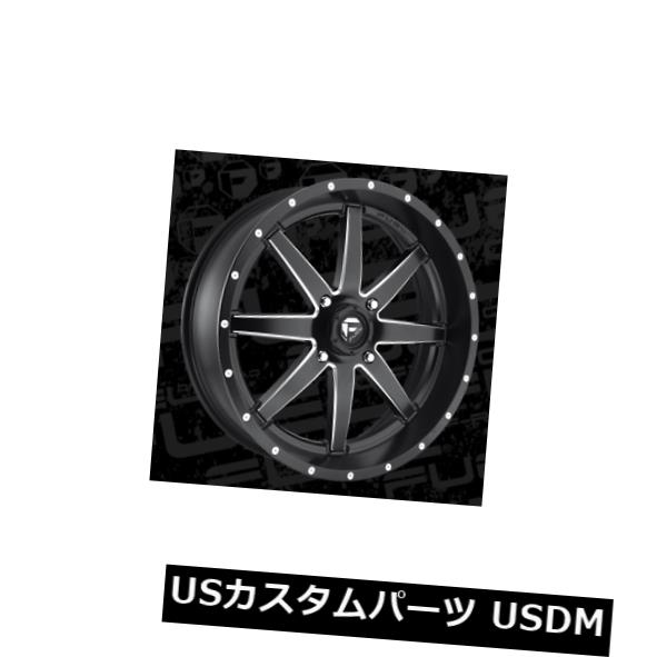 海外輸入ホイール 26x7 Fuel D538 Maverick 4x136 ET13 Black & Milled Rims (Set of 4) 【並行輸入品】|カスタムパーツ WORLD倉庫