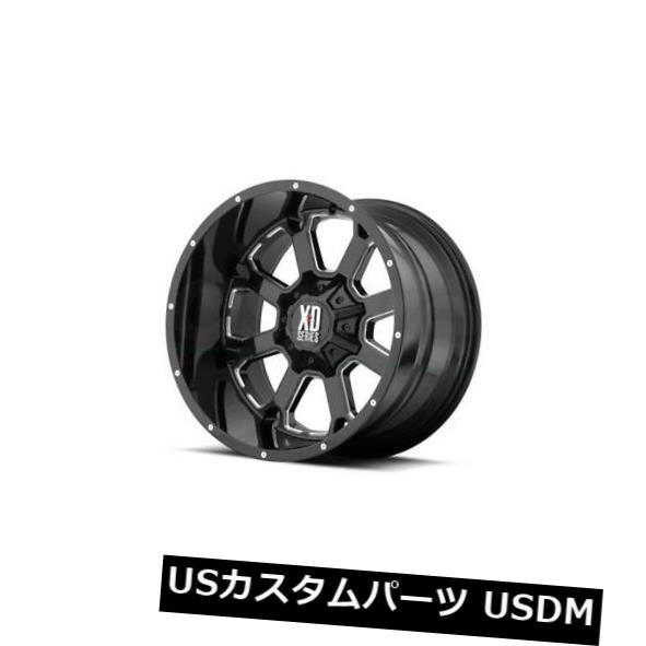 海外輸入ホイール 22x10 XDシリーズby KMCホイールバック25 5x150 ET-18ブラックミルドホイール(4個セット) 22x10 XD SERIES BY KMC WHEELS BUCK 25 5x150 ET-18 Black Milled Wheels (Set of 4) 【並行輸入品】|カスタムパーツ WORLD倉庫