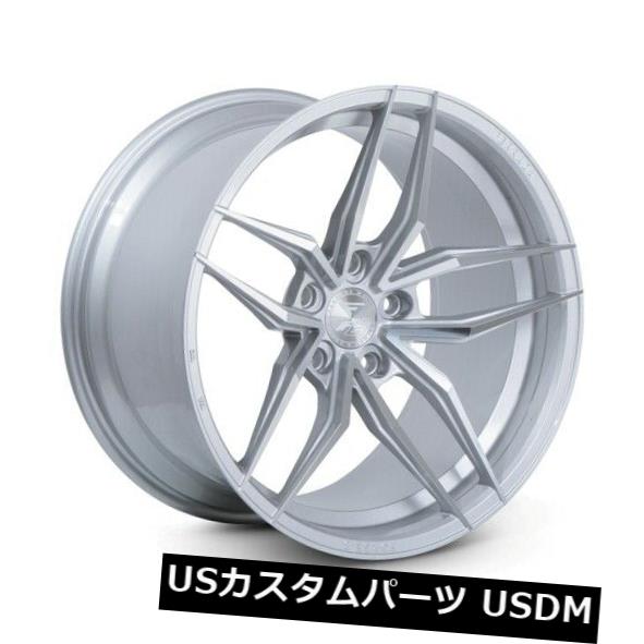 海外輸入ホイール 20x9 Ferrada Forge8 FR5 5x115 +15マシンシルバーホイール(4個セット) 20x9 Ferrada Forge8 FR5 5x115 +15 Machine Silver Wheels (Set of 4) 【並行輸入品】