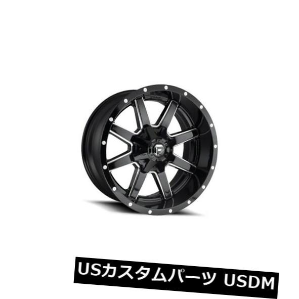 海外輸入ホイール 20x12フューエルD610 5x4.5 / 5.0 ET-44ブラックリム（4個セット） 20x12 FUEL D610 5x4.5/5.0 ET-44 Black Rims (Set of 4) 【並行輸入品】 292,149円