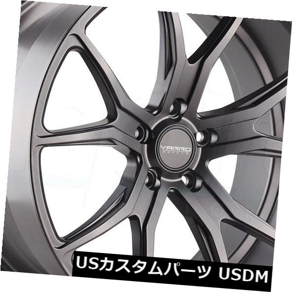 海外輸入ホイール 22X10.5 Varro VD01 5x112mm +42マットグラファイトホイール（4個セット） 22X10.5 Varro VD01 5x112mm +42 Matte Graphite Wheels (Set of 4) 【並行輸入品】