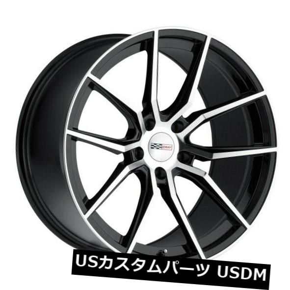 海外輸入ホイール 20x10.5 Cray Spider 5x120.65リム+65ブラックホイール（4個セット） 20x10.5 Cray Spider 5x120.65 Rims +65 Black Wheels (Set of 4) 【並行輸入品】｜カスタムパーツ WORLD倉庫