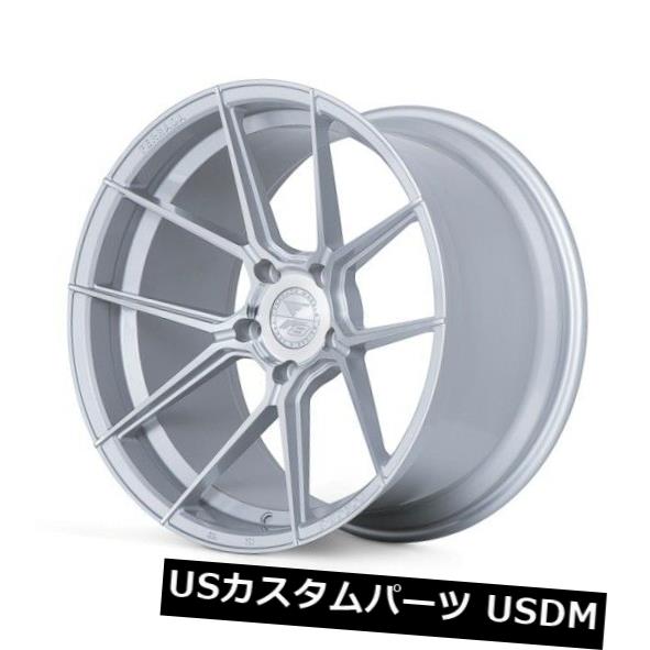 海外輸入ホイール 20x9 Ferrada Forge8 FR8 5x114.3 +25マシンシルバーホイール（4個セット） 20x9 Ferrada Forge8 FR8 5x114.3 +25 Machine Silver Wheels (Set of 4) 【並行輸入品】