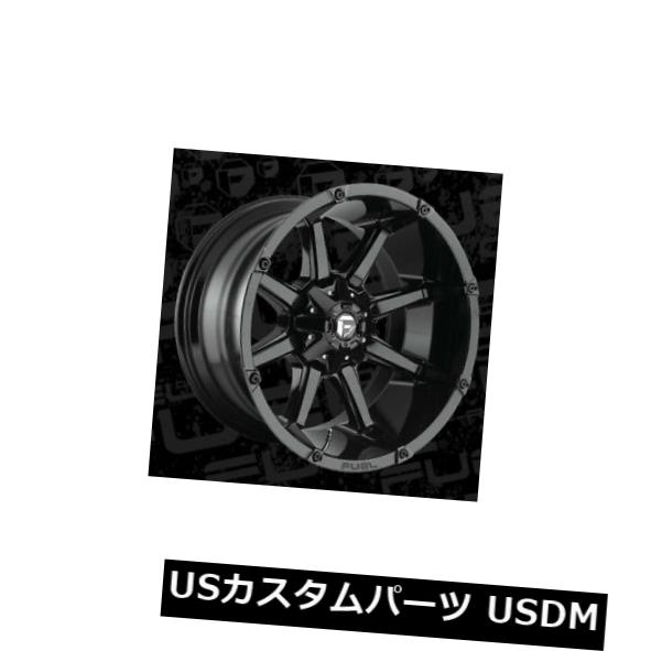 海外輸入ホイール 22x12燃料D575カプラー6x135 / 6x139.7 ET-44ブラックリム(4個セット) 22x12 Fuel D575 Coupler 6x135/6x139.7 ET-44 Black Rims (Set of 4) 【並行輸入品】|カスタムパーツ WORLD倉庫