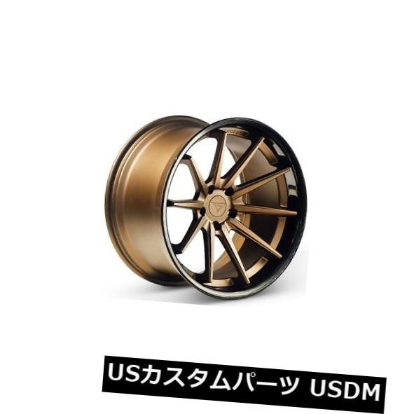 海外輸入ホイール 20x9 Ferrada FR4 5x114.3 +35マットブロンズ/グロスブラックリップホイール（4個セット） 20x9 Ferrada FR4 5x114.3 +35 Matte Bronze/Gloss Black Lip Wheels (Set of 4) 【並行輸入品】｜カスタムパーツ WORLD倉庫