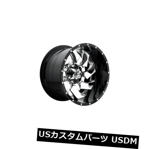 海外輸入ホイール Fuel Cleaver D240 20x9 6x135 / 6x5.5 ET20クロムリム（4個セット） Fuel Cleaver D240 20x9 6x135/6x5.5 ET20 Chrome Rims (Set of 4) 【並行輸入品】
