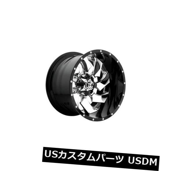 海外輸入ホイール Fuel Cleaver D240 20x9 6x135 / 6x5.5 ET1クロムリム（4個セット） Fuel Cleaver D240 20x9 6x135/6x5.5 ET1 Chrome Rims (Set of 4) 【並行輸入品】
