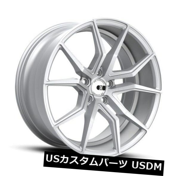 海外輸入ホイール 20X10.5 XO Verona X253 5X120 +42ブラシ付きフェイスホイール（4個セット） 20X10.5 XO Verona X253 5X120 +42 Brushed Face Wheels (Set of 4) 【並行輸入品】