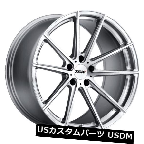海外輸入ホイール 21x11 TSWバサースト5x130リム+56シルバーホイール（4個セット） 21x11 TSW Bathurst 5x130 Rims +56 Silver Wheels (Set of 4) 【並行輸入品】