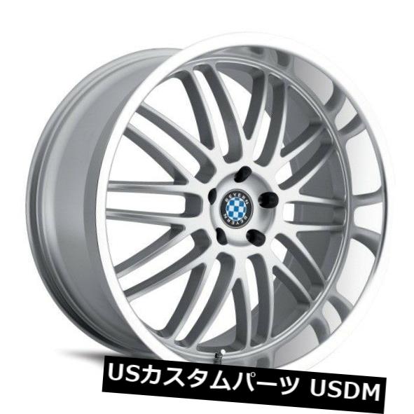海外輸入ホイール Beyern Mesh 22x9.5リム5x120 +35シルバーホイール（4個セット） Beyern Mesh 22x9.5 Rims 5x120 +35 Silver Wheels (Set of 4) 【並行輸入品】
