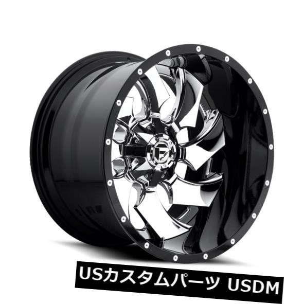 海外輸入ホイール 20x10 Fuel D240 Cleaver 6x135 / 6x139.7 ET-19 Chrome Rims（4個セット） 20x10 Fuel D240 Cleaver 6x135/6x139.7 ET-19 Chrome Rims (Set of 4) 【並行輸入品】