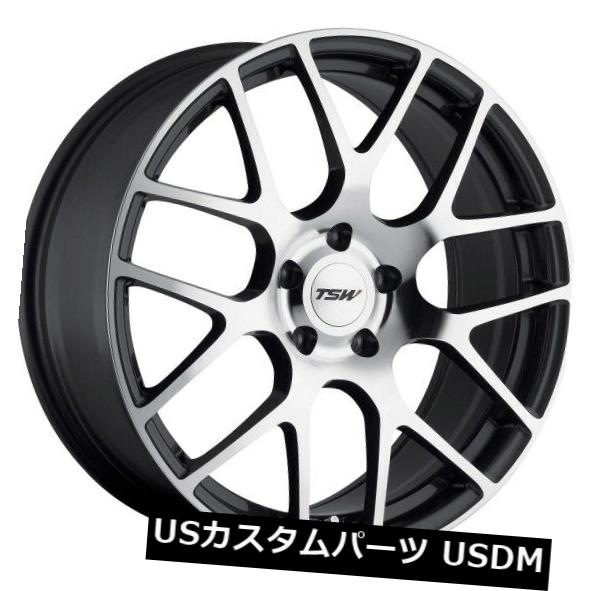 海外輸入ホイール 21x9 TSWニュルブルクリンク5x112リム+37ガンメタルホイール（4個セット） 21x9 TSW Nurburgring 5x112 Rims +37 Gunmetal Wheels (Set of 4) 【並行輸入品】 340,214円