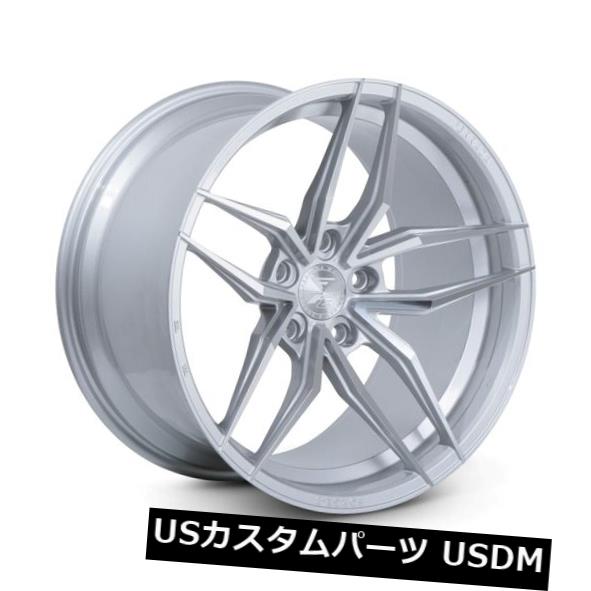 海外輸入ホイール 20x10 / 11 Ferrada Forge-8 F8-FR5 5x120 +40/50マシンシルバーホイール（4個セット） 20x10/11 Ferrada Forge-8 F8-FR5 5x120 +40/50 Machine Silver Wheels (Set of 4) 【並行輸入品】｜カスタムパーツ WORLD倉庫