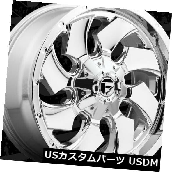 海外輸入ホイール 22x10燃料D573クリーバー8x165.1 ET-18クロムリム(4個セット) 22x10 Fuel D573 Cleaver 8x165.1 ET-18 Chrome Rims (Set of 4) 【並行輸入品】|カスタムパーツ WORLD倉庫
