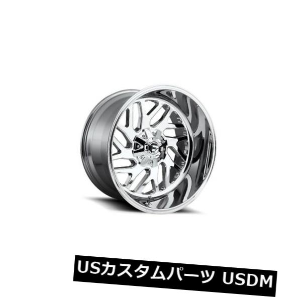 海外輸入ホイール 20x10燃料D609 Triton 8x170 ET-18クロムリム（4個セット） 20x10 Fuel D609 Triton 8x170 ET-18 Chrome Rims (Set of 4) 【並行輸入品】