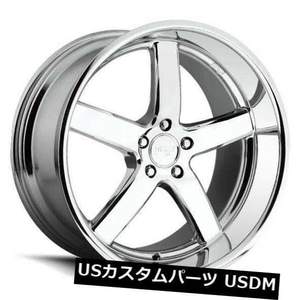 海外輸入ホイール 20x8.5ニッチリムM171 Pantano 5x114.3 ET35クロームリム（4個セット） 20x8.5 Niche Rims M171 Pantano 5x114.3 ET35 Chrome Rims (Set of 4) 【並行輸入品】