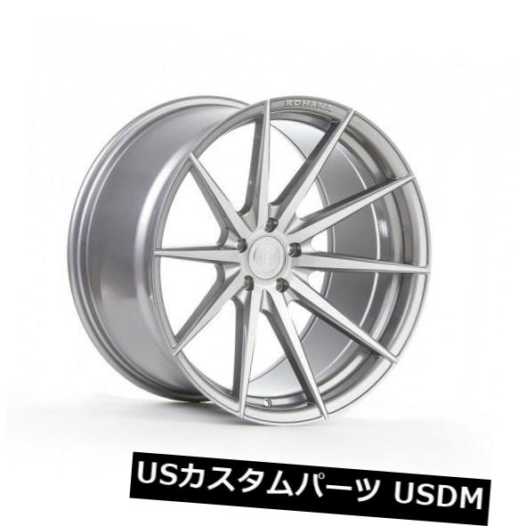 海外輸入ホイール Rohana RF1 20x9 5x130 +45ブラッシュドチタンリム（4個セット） Rohana RF1 20x9 5x130 +45 Brushed Titanium Rims (Set of 4) 【並行輸入品】｜カスタムパーツ WORLD倉庫