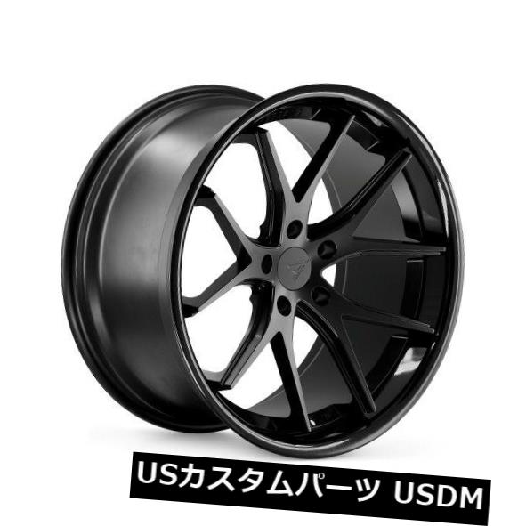 海外輸入ホイール Ferrada FR2 20x9 5x112 ET23マットブラックホイール(4個セット) Ferrada FR2 20x9 5x112 ET23 Matte Black Wheels (Set of 4) 【並行輸入品】|カスタムパーツ WORLD倉庫
