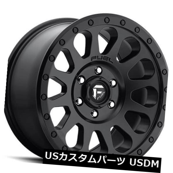 海外輸入ホイール 4 /新しい17x8.5燃料ホイールD579ベクトルマットブラックオフロードリムCA 4/New 17x8.5 Fuel Wheels D579 Vector Matte Black Off Road Rims CA 【並行輸入品】｜カスタムパーツ WORLD倉庫