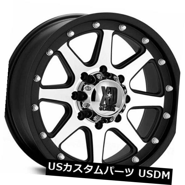 海外輸入ホイール 4新しい17インチxdホイールxd798アディクトマットブラックロードオフad 4new 17 Xd Wheels Xd798 Addict Matte Black Machined Off Road Rims Ad Islandfavours Com