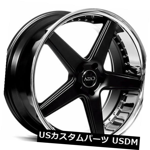 海外輸入ホイール 20 "スタガードアザドホイールAZ008グロスブラックCHリップリムフィットBMW M6グランドクーペ 20" Staggered Azad Wheels AZ008 Gloss Black CH Lip Rims fit BMW M6 Grand Coupe 【並行輸入品】|カスタムパーツ WORLD倉庫