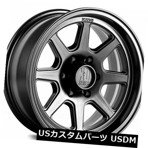 海外輸入ホイール New（4）17x9 XD Wheels XD301 Turbine Satin Black Off Road Rims AD New(4) 17x9 XD Wheels XD301 Turbine Satin Black Off Road Rims AD 【並行輸入品】