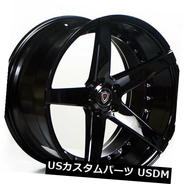 海外輸入ホイール 20 "Marquee Wheels 3226 Black Concave Rims fit Lexus LS460 20" Marquee Wheels 3226 Black Concave Rims fit Lexus LS460 【並行輸入品】｜カスタムパーツ WORLD倉庫