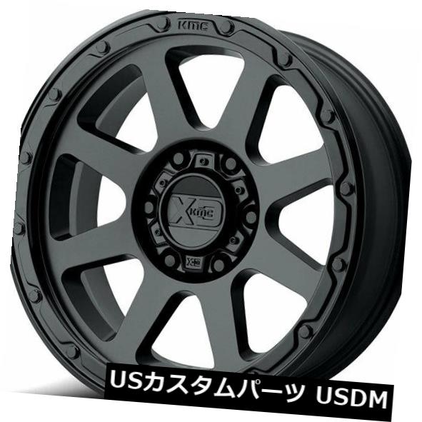 海外輸入ホイール 4 /セット17x8.5 XDホイールXD134アディクト2マットブラックリムAD 4/set 17x8.5 XD Wheels XD134 Addict 2 Matte Black Rims AD 【並行輸入品】｜カスタムパーツ WORLD倉庫