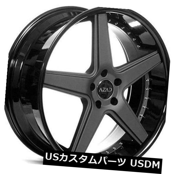 車用品 バイク用品 Wheels タイヤ ホイール 車用品 ホイール タイヤ ホイール タイヤ ホイール 人気デザイナー ホイール 海外輸入ホイール ホイール Azad Wheels Az008 Matte Black W Bk Lip Rims Fit Lexus Gs350 Azad Wheels Az008