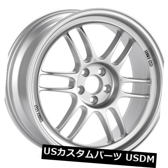 海外輸入ホイール 17x10 Enkei RPF1 5x114.3 +18シルバーホイール（4個セット） 17x10 Enkei RPF1 5x114.3 +18 Silver Wheels (Set of 4) 【並行輸入品】