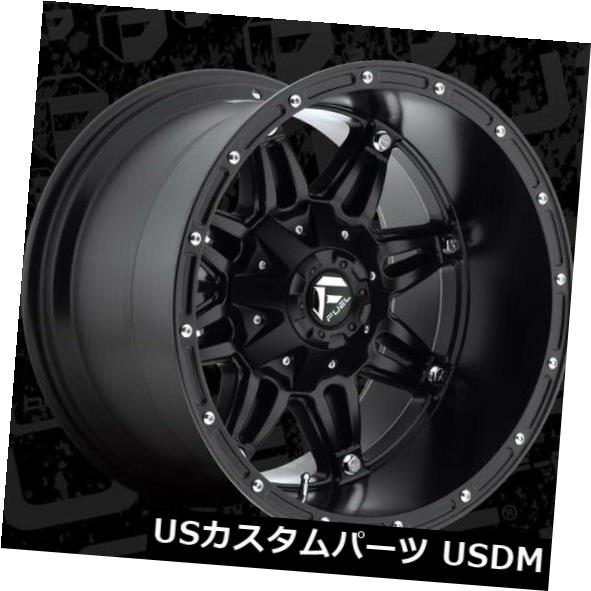 海外輸入ホイール 18x12燃料D531人質6x135 / 6x139.7 ET-44マットブラックリム（4個セット） 18x12 Fuel D531 Hostage 6x135/6x139.7 ET-44 Matte Black Rims (Set of 4) 【並行輸入品】｜カスタムパーツ WORLD倉庫