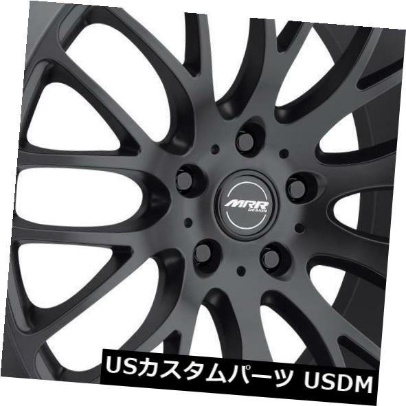 海外輸入ホイール MRR HR6 20x9 5x114.3マットブラックホイールリム（4個セット） MRR HR6 20x9 5x114.3 Matte Black Wheels Rims (Set of 4) 【並行輸入品】