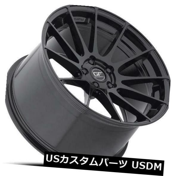 海外輸入ホイール 20x9 MRR GF6 5x114.3 +40ブラックホイール（4）の新しいセット 20x9 MRR GF6 5x114.3 +40 Black Wheels New Set of (4) 【並行輸入品】