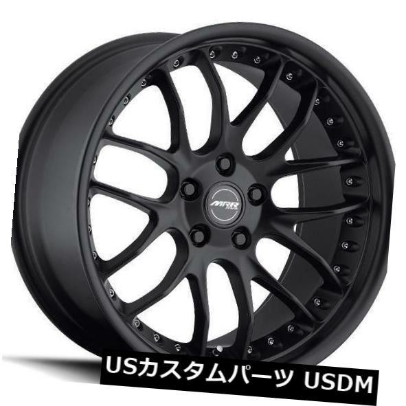 海外輸入ホイール 20x10 MRR GT7 5x114.3 +40マットブラックホイール（4個セット） 20x10 MRR GT7 5x114.3 +40 Matte Black Wheels (Set of 4) 【並行輸入品】｜カスタムパーツ WORLD倉庫
