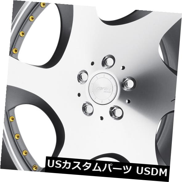 海外輸入ホイール MRR VP3 19x8.5 5x120.7ガンメタルホイールリム（4個セット） MRR VP3 19x8.5 5x120.7 Gun Metal Wheels Rims (Set of 4) 【並行輸入品】